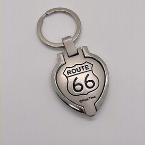 Route 66 Picture Locket Keychain